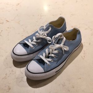 NWOT Converse light baby blue sneakers
